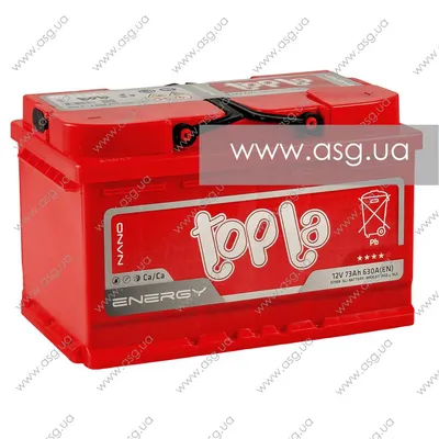 АКБ 73Ah/12V Energy Euro R 108073